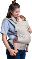 Beco Babytrage mit extra breitem Sitz, Kindertragerucksack aus Baumwolle 