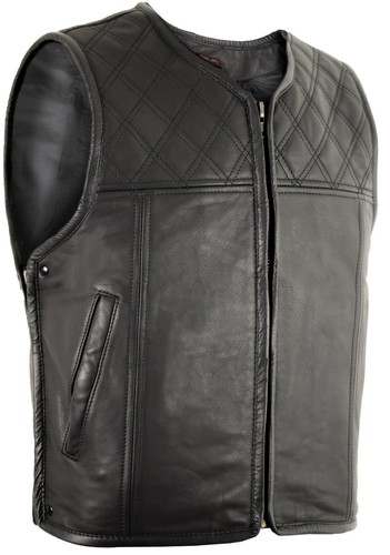 Herren club lederweste - herren,