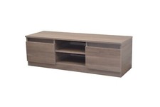 TV Tisch braun/grau Fernsehschrank Hifi Regal Lowbard Phonotisch Fernsehtisch