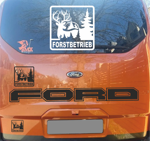 Forstbetrieb aufkleber wald - 1,