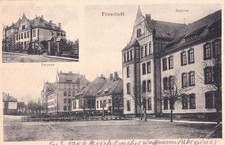 AK Fraustadt - 2 Bild Kaserne