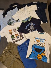 10 Teile Paket Gr. 110  Gr. 110 / 116 T-Shirt Hose Buch Sommer Junge