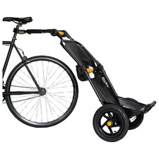 Burley Fahrrad Lasten Anhänger Travoy Transport Gepäckträger Handwagen Schwarz