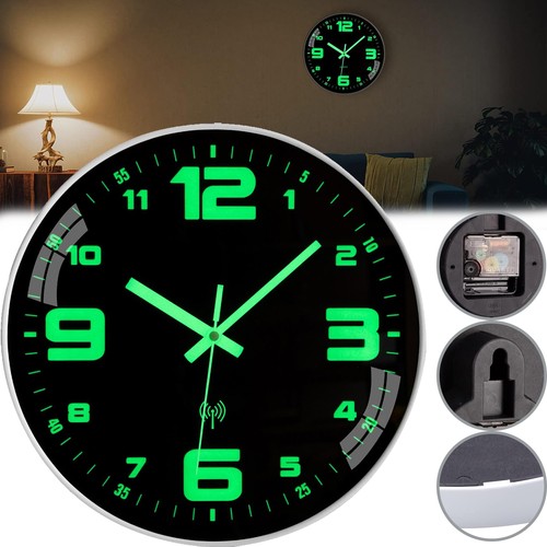 Leuchtend wanduhr funkuhr wand - wanduhr,