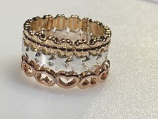 Avon Ring Gold Silber Rose