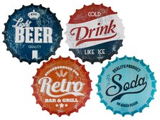 Kronkorken Tischset rund 38 cm