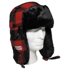 Neu holzfällermütze mit fell - neu,