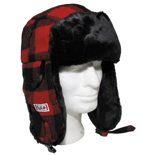 Neu holzfällermütze mit fell - neu,