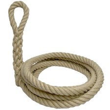 Kletterseil mit Schlaufe 1m - 50m, Polyhanf Seil Ø30 mm Handgefertigt Made in DE