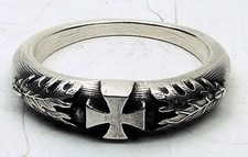 MK-art Militaria Ring Schöner Ring EK mit Eichenlaub