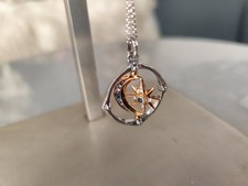 Original Thomas Sabo Kette Mit Anhänger Sonne Mond  KE1983-556-7 Silber Gold 