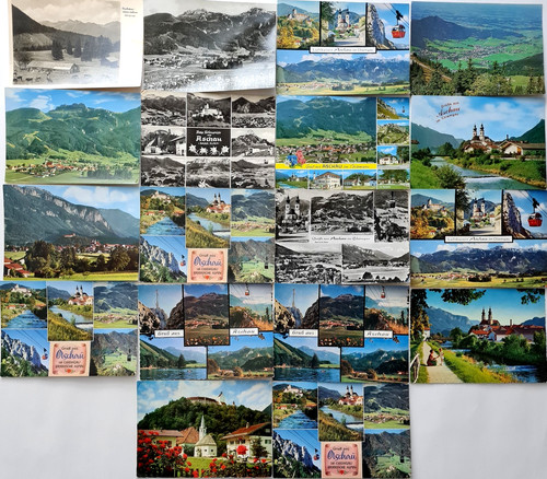 Postkarten lot aschau - lot, 18