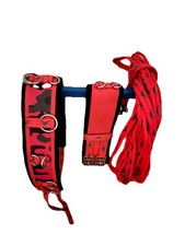 Imperial Riding Longiergurt + Longe Set Neon pink Camouflage Sterne wie Neu 