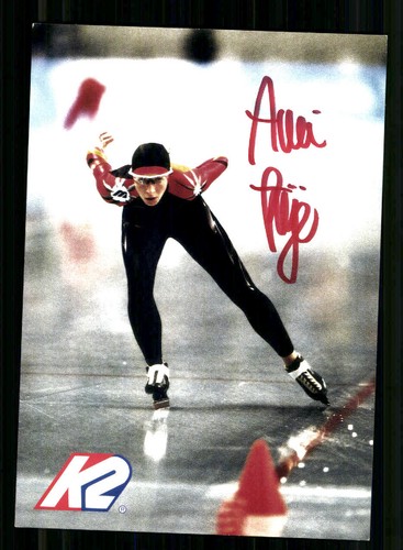 Anni friesinger autogrammkarte - anni,