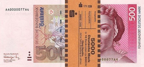 500 deutsche mark - 10, x