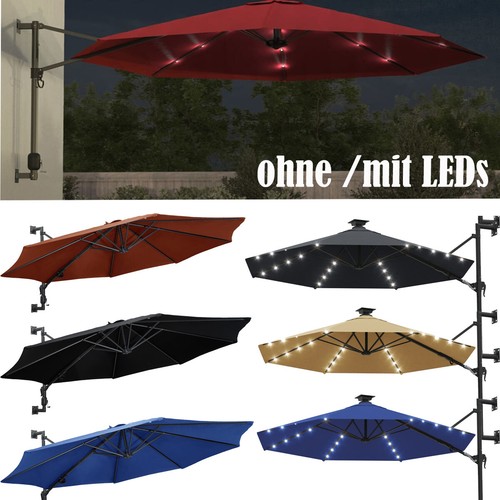 Wand sonnenschirm mit ohne - ,