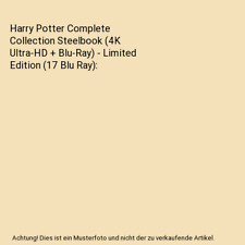 Harry Potter Complete Collection Steelbook (4K Ultra-HD + Blu-Ray) - Limited Edi