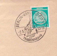 DDR Brief Dienst BERLIN-KARLSHORST - Berlin Buchholz - 2.5.1959 - Trabrennbahn