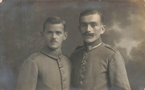 Wwi era deutsche soldaten - deutsche, rppc