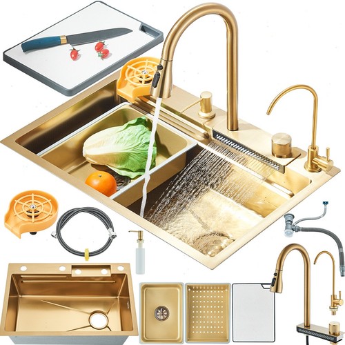 Edelstahl küchenspüle gold - küchenspüle,