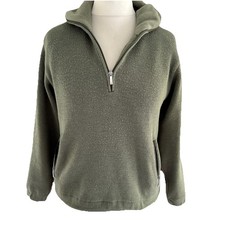 F.LLI Campagnolo Pullover Troyer 38 Grün Aspen Ski Resort Gefüttert Wind Protect