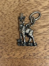 Gamsbock Massiv Silber 835