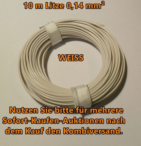 Litze 0 14mm - 10, m