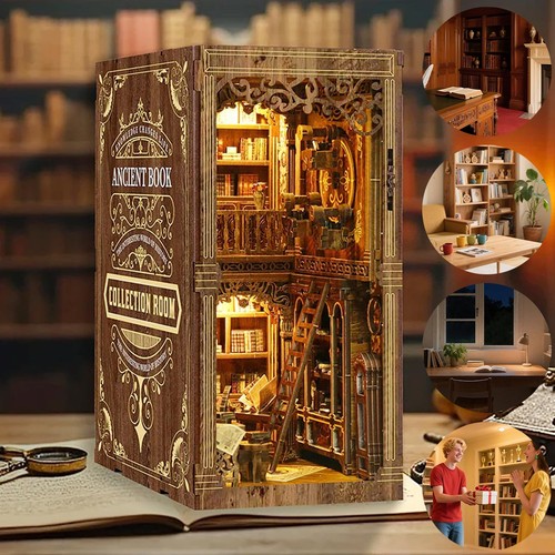 Book nook kit diy - diy, miniatur