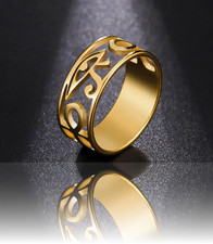 sehr schöner Fingerring - Das Auge des Horus - Udjat-Auge - US Gr. 8