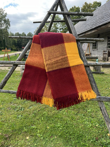 Klippan wolldecke bordeaux - klippan,