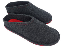 Barfußschuh aus Wollfilz