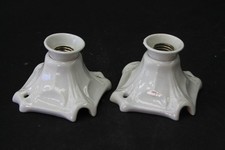 alte Jugendstil Wandleuchte Porzellan Wandlampe Art Nouveau Deckenlampe