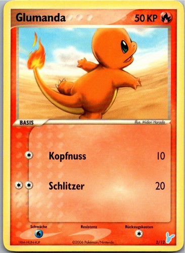 Pokémon glumanda minun - glumanda, 2/12