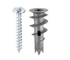 5 x GIPSKARTON BEFESTIGUNGEN SELBSTBOHREND HOHLRAUMWAND SPEED ANKER DÜBEL + SCHRAUBEN