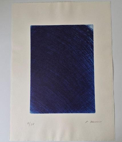 Arnulf rainer blaue stunde - blaue,