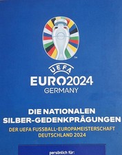 UEFA EURO2024 GERMANY SILBER-GEDENKPRÄGUNGEN