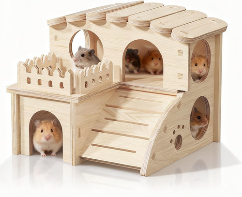 Hamster haus aus holz - hamster,