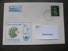 Feldpostbrief , Heeresübung 1984, " Flinker Igel "  Luftfeldpost, FPSt. 73 ad 