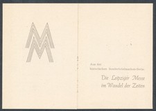 Ereigniskarte Leipziger Messe Im Wandel der Zeit Folge I-VII mit Autogramm.