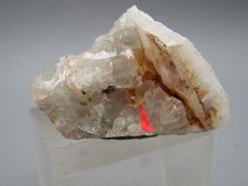 Skorodit auf Baryt Fluorit