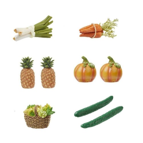 Miniatur obst gemüse 4 cm - 2-4,