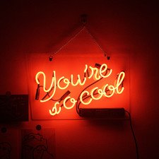 14"x9"You're So Cool Neon Sign Handwerk Handwerk Leuchtreklame Zimmer Wandbehang