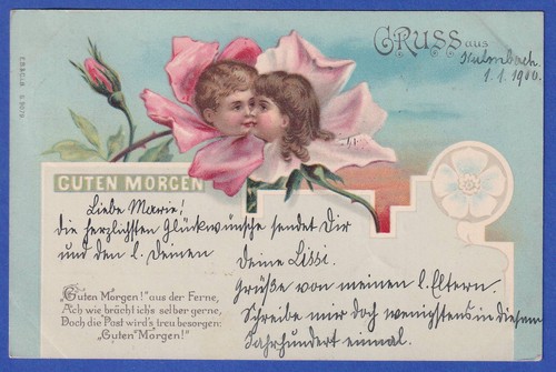 Alte bildpostkarte - alte,