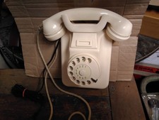 Wandtelefon Wählscheibe Post W49 sehr gut erhalten, funktioniert Jahrgang 1964