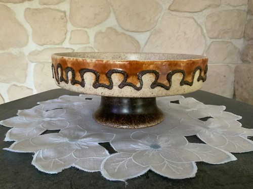 Obstschale mit fuß keramik - obstschale,