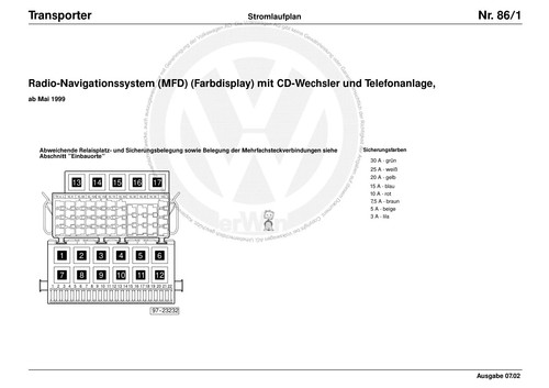 Transporter stromlaufplan - transporter,
