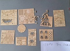 8 teiliges Konvolut Bastelset Weihnacht Holz L/H 0,5 - 6 cm Mehr Auf Homepage