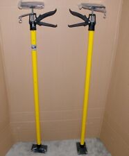 2x Einhand Teleskopstütze Deckenstütze Baustütze Set 115 bis 290cm 2x 30Kg Gelb
