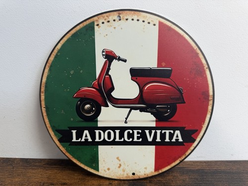 Italien vespa blechschild - italien,