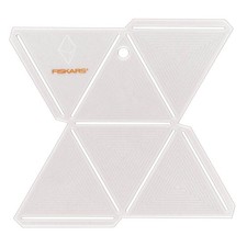 FISKARS® Stanzschablone 3D Diamant Vorlage weiß